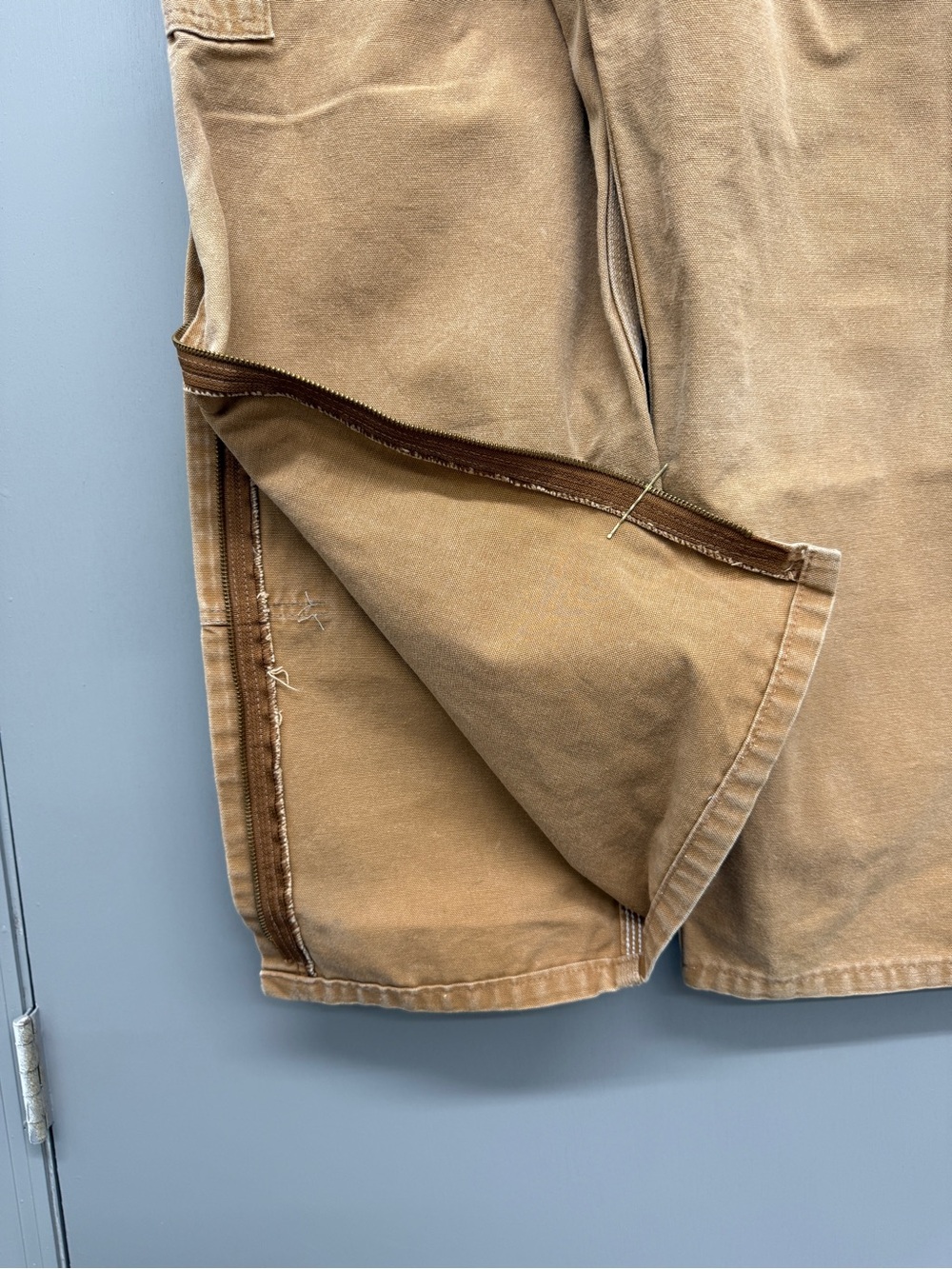 Carhartt Brown Duck Canvas Overalls - Picture 16 of 16